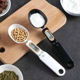 Electronic Kitchen Scale; 0.1g-500g LCD Display Digital Weight Measuring Spoon; Kitchen Tool (Button Battery Version Cannot Be Charged)