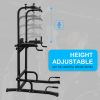 Power Tower Dip Station Pull Up Bar Exercise Tower for Home Gym Strength Training Workout Equipment