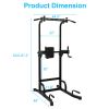 Power Tower Dip Station Pull Up Bar Exercise Tower for Home Gym Strength Training Workout Equipment