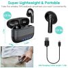 Waterproof Wireless 5.0 TWS Earbuds Wireless Headsets w/ Magnetic Charging Case Battery Remain Display