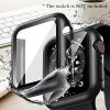 Smart Watch Screen Glass+Cover For Apple Watch Case 6 5 4 3 2 1 SE Watch Accessorie Screen Protector Apple Watch Serie 41mm 42mm 44mm 40mm 38mm; Witho
