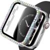 Bling Screen Protector Case For Apple Watch Series 7 & 8 45mm; Women Glitter Full Protective Clear Hard PC Cover Compatible With IWatch Series 7/8 45