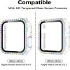 Bling Screen Protector Case For Apple Watch Series 7 & 8 45mm; Women Glitter Full Protective Clear Hard PC Cover Compatible With IWatch Series 7/8 45