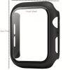 Smart Watch Screen Glass+Cover For Apple Watch Case 6 5 4 3 2 1 SE Watch Accessorie Screen Protector Apple Watch Serie 41mm 42mm 44mm 40mm 38mm; Witho
